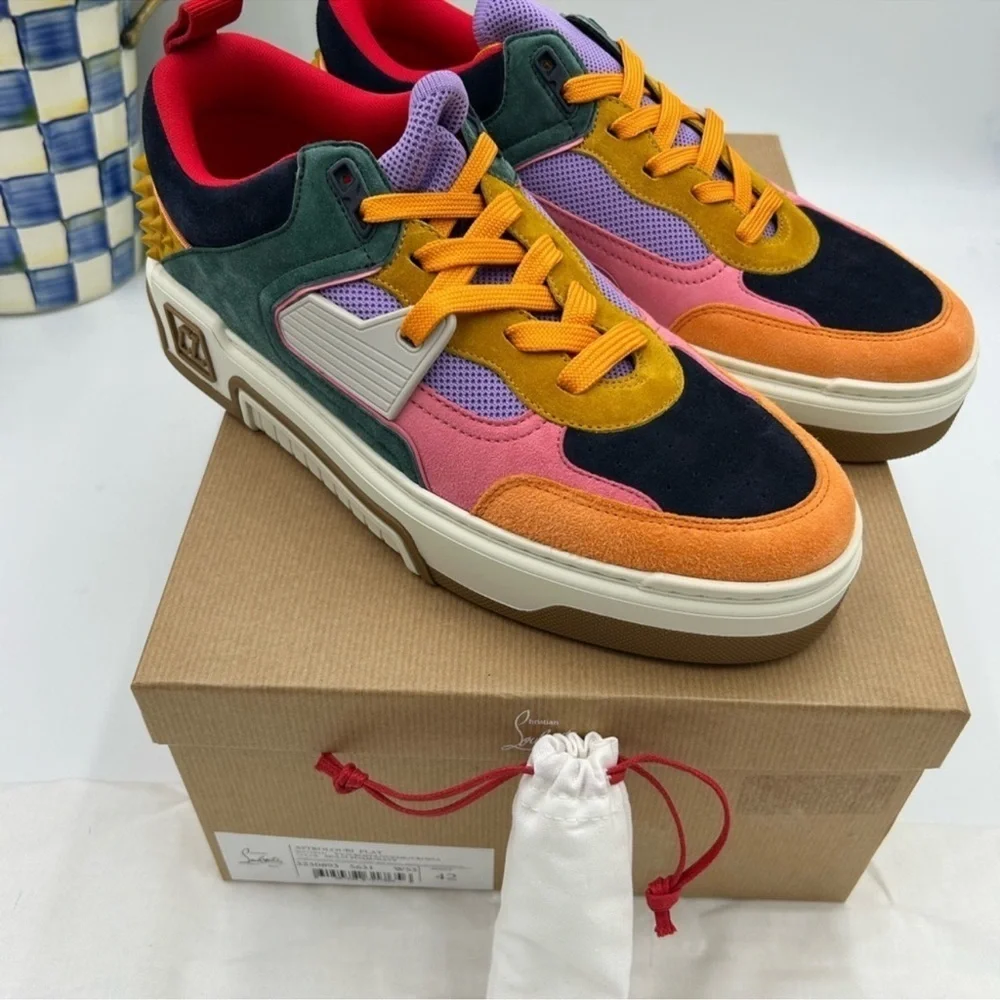 Men’s Christian Louboutin, Astroloubi trainer sneakers size 42 made in Italy